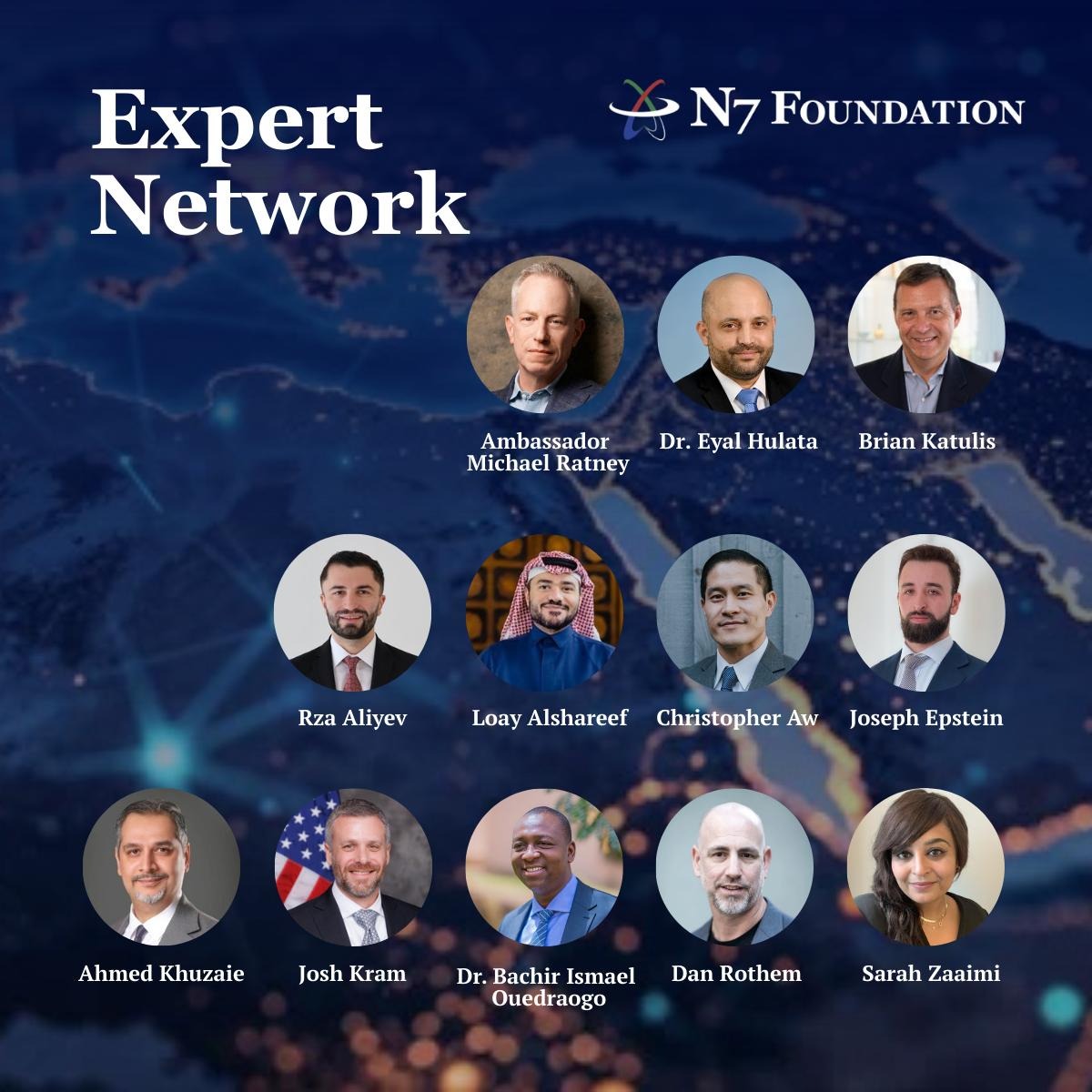 N7 Foundation - Announcing New Senior Advisors and Experts Joining the N7 Expert Network Image